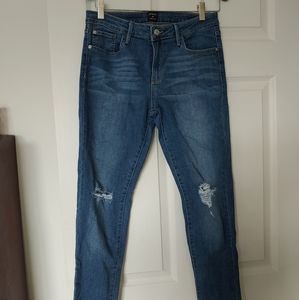 Distressed Denim Jeans